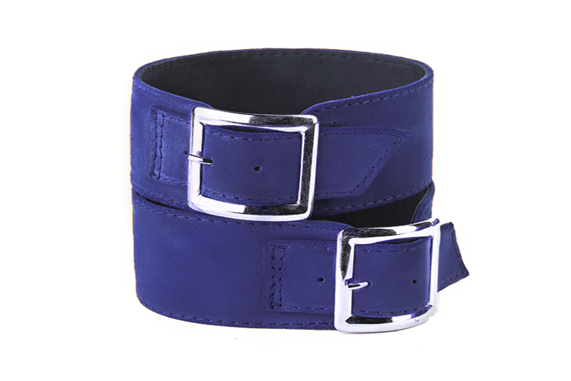 Violet purple women's calf bracelets, to wear over boots - Florence KOOIJMAN